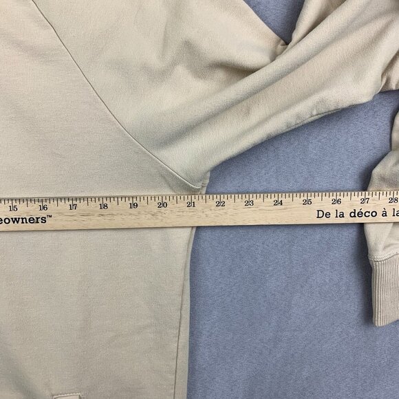 Gymshark Men Sweater Medium Yellow Hoodie Long Sleeve Pullover Bodybuilding - Picture 4 of 7